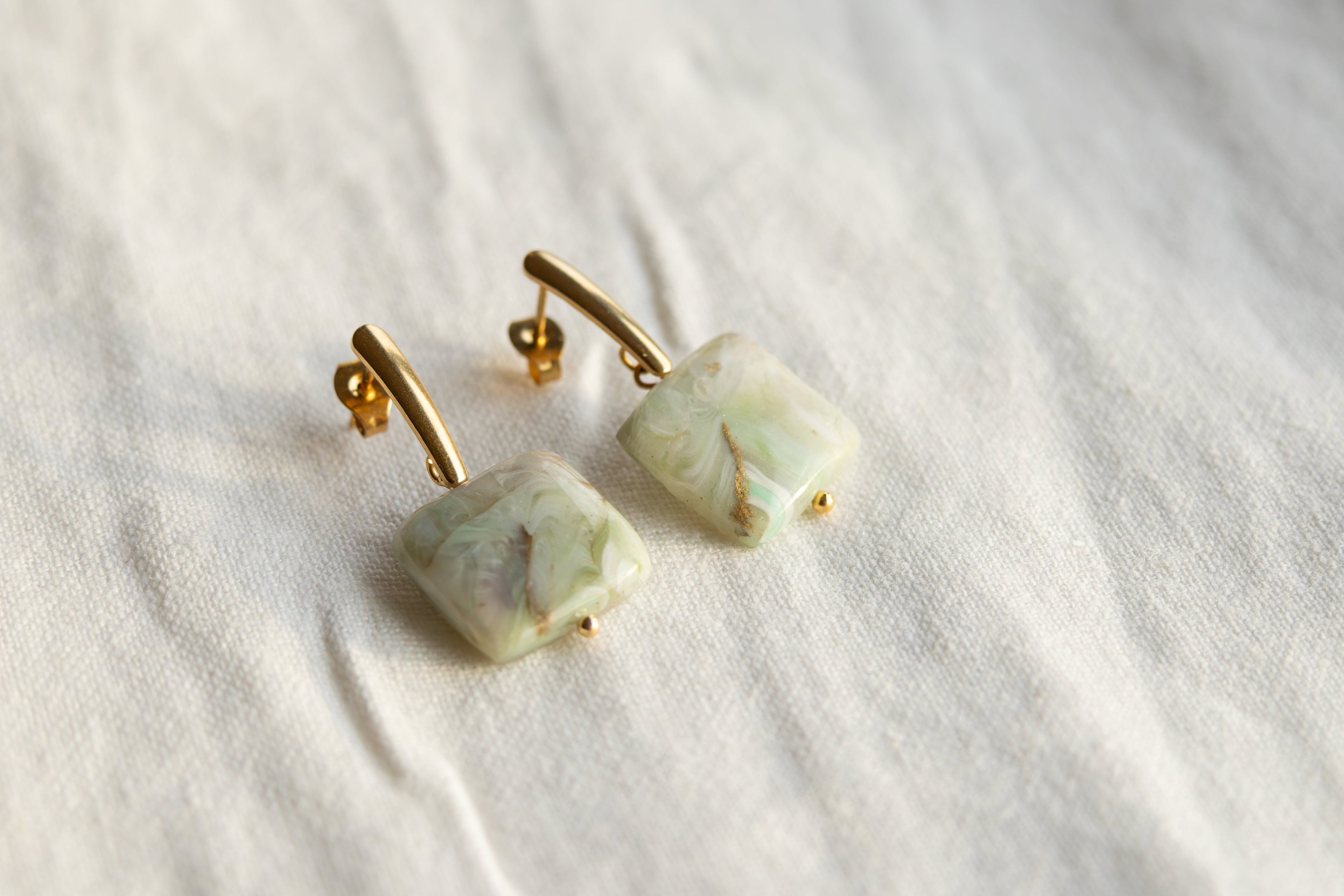 Pendientes Índigo piedra