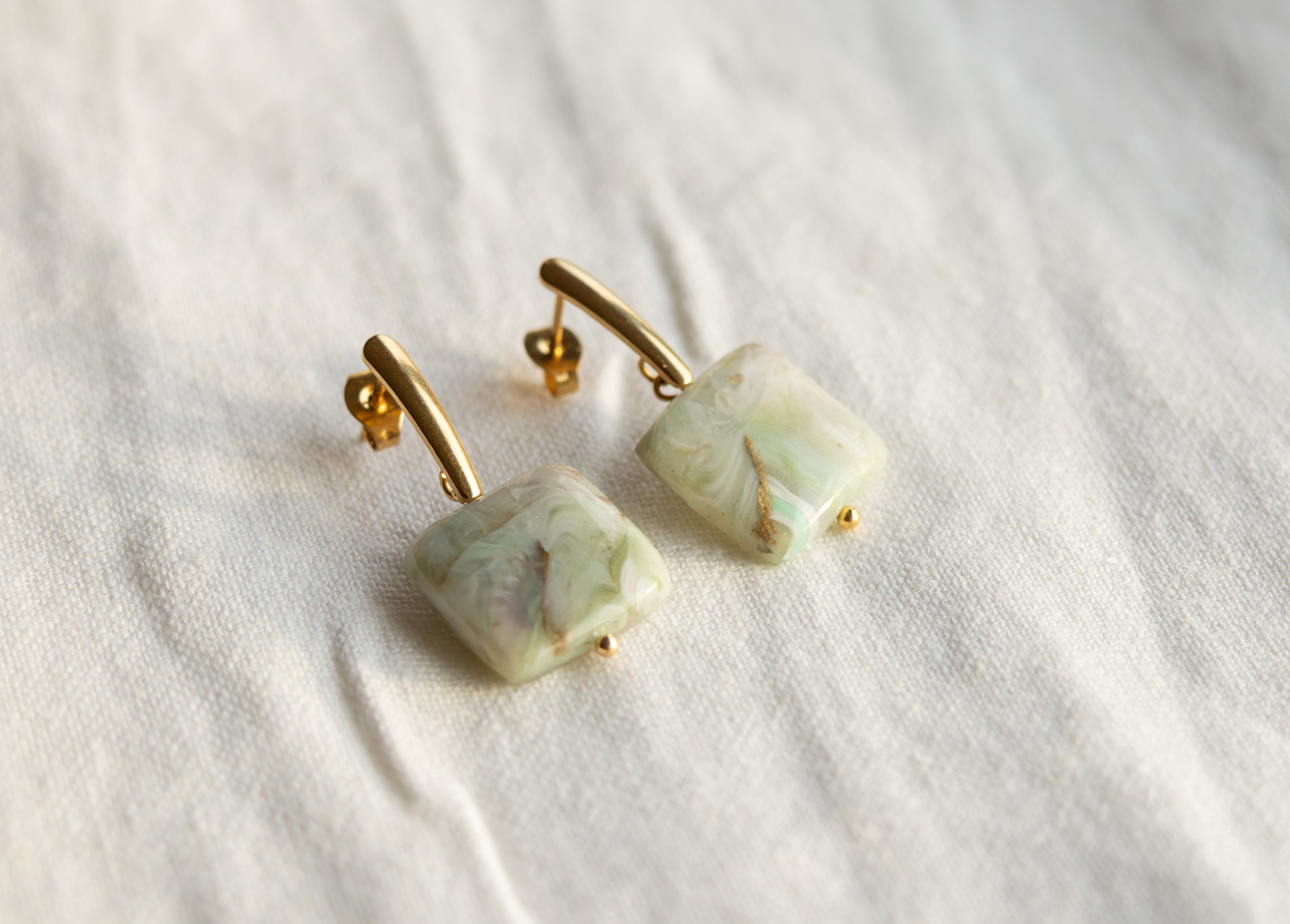 Pendientes Índigo piedra