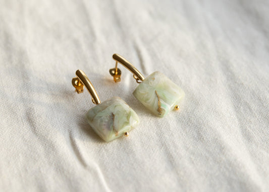 Pendientes Índigo piedra