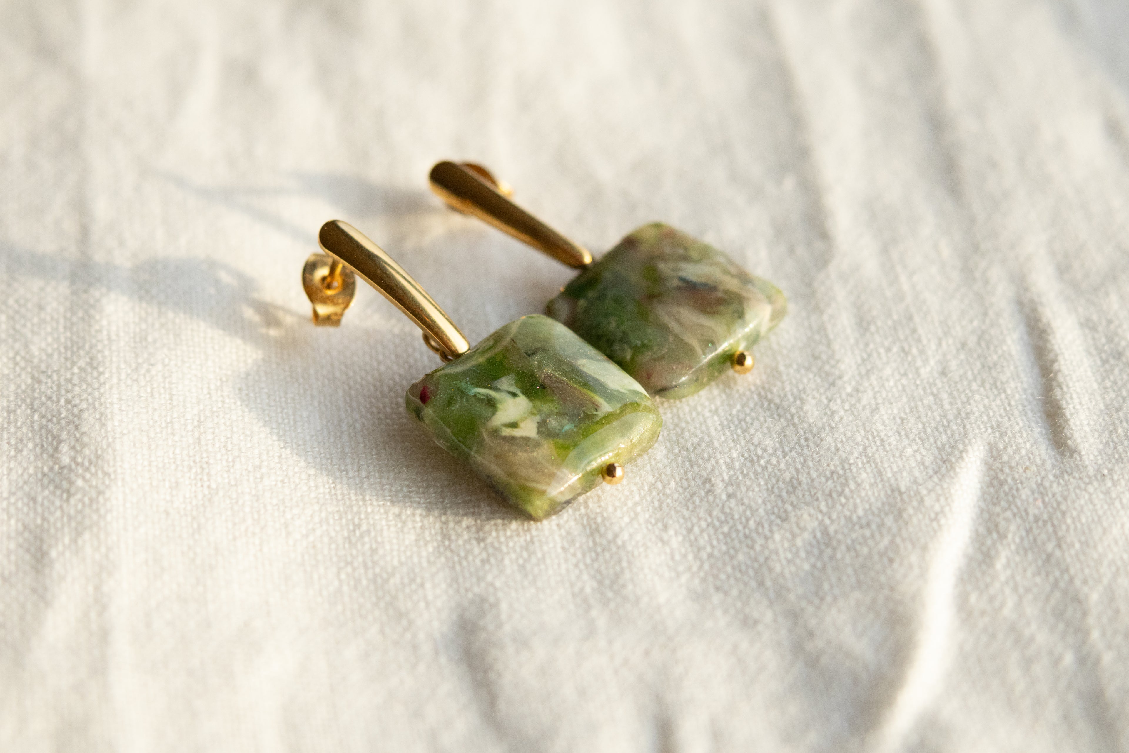 Pendientes Índigo piedra