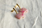 Pendientes Índigo piedra