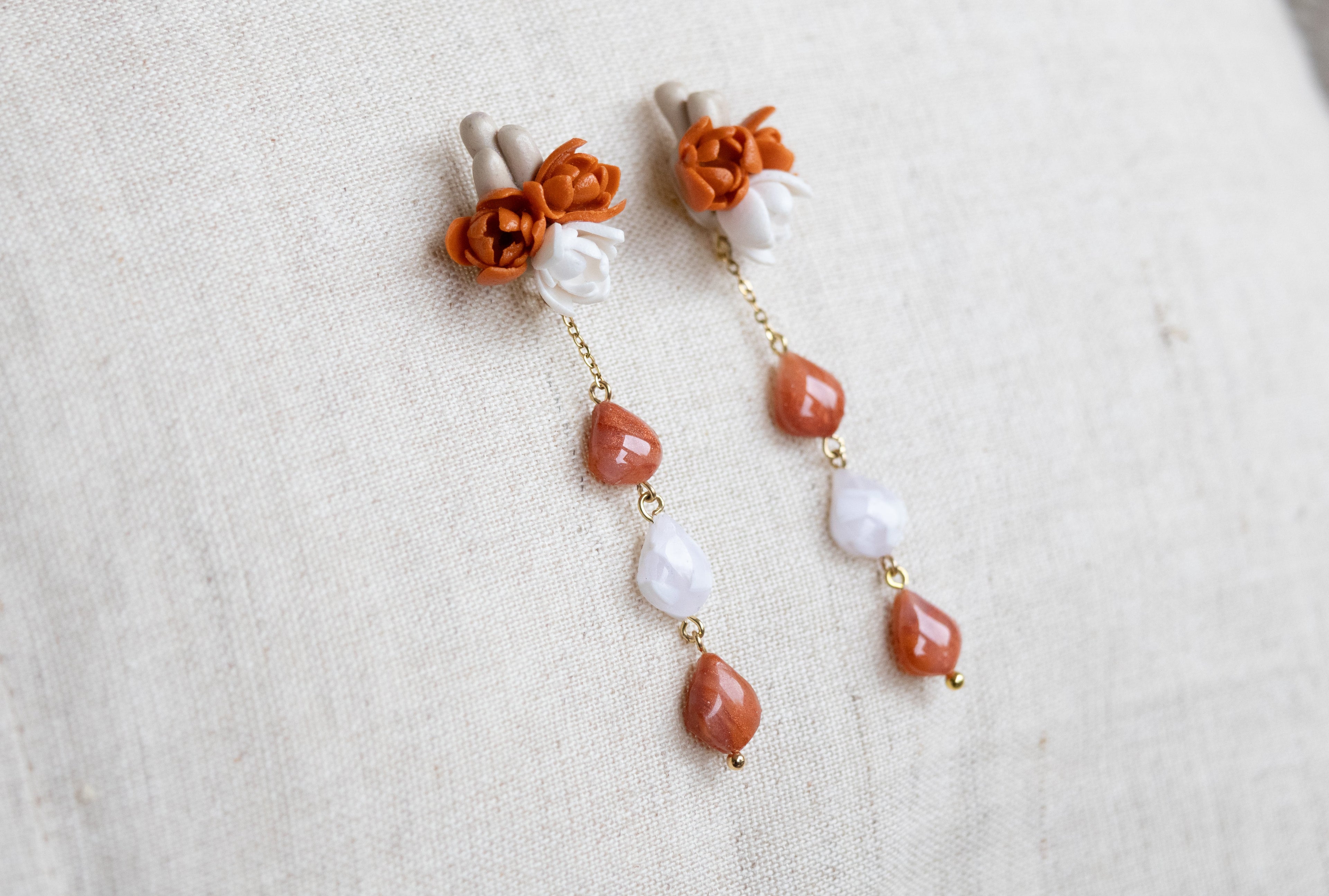Pendientes Rosa