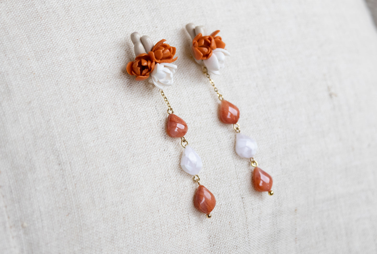 Pendientes Rosa
