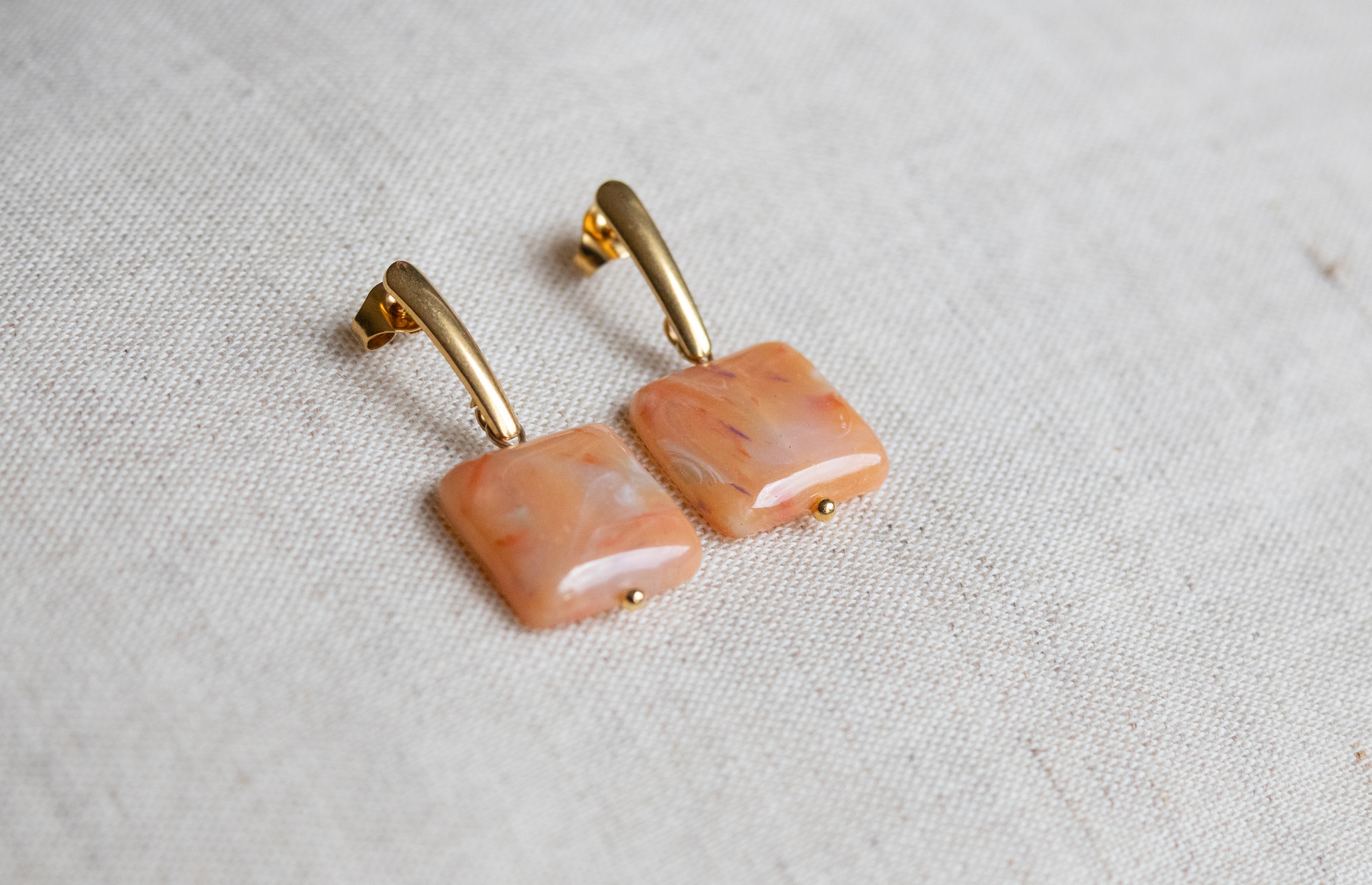 Pendientes Índigo piedra